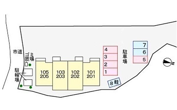 エミュール　5 ｜大阪府東大阪市上四条町(賃貸アパート1LDK・1階・40.59㎡)の写真 その21