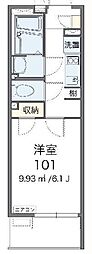 レオネクストアドバンス殿町2 1Kの間取図画像