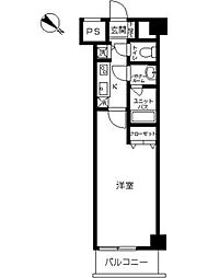 スカイコート板橋五番館 1Kの間取図画像