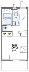 レオパレスユズ 1Kの間取図画像