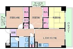 物件の間取り