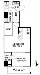 モンレーヴ御徒町 1LDKの間取図画像