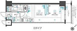 フェニックス新横濱クアトロ ワンルームの間取図画像
