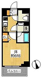 SHOKENResidence横浜伊勢町 1Kの間取図画像