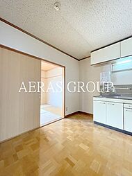 第2ベルハイツB 1階3DKのリビング/ダイニング