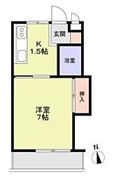 間取図画像 1K