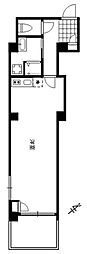 カーサ・フジマ ワンルームの間取図画像