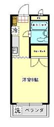 サンアベニュー獅子山 1Kの間取図画像