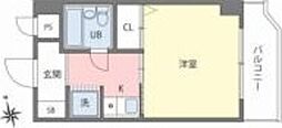ラミアール聖蹟 1Kの間取図画像