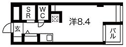 ル・ビラージュ日吉 ワンルームの間取図画像