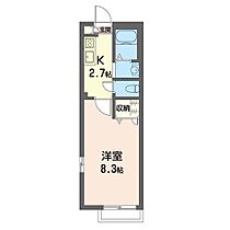 パサージュ常盤平 00205 ｜ 千葉県松戸市常盤平西窪町2-24（賃貸アパート1K・2階・25.60㎡） その2