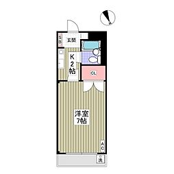 間取図画像 1K