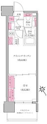 レジディア門前仲町プレイス 1DKの間取図画像