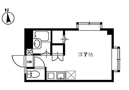 ベトレヘムハウス ワンルームの間取図画像
