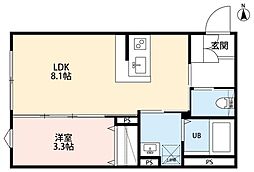 robot home 東綾瀬 1LDKの間取図画像