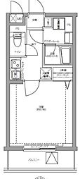 パティーナ練馬平和台 1階1Kの間取り