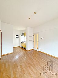 JR阪和線 東岸和田駅 徒歩14分の賃貸マンション 1階3LDKのリビング/ダイニング