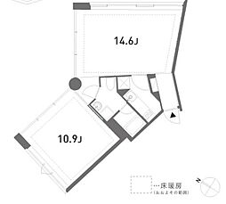 渋谷区東2丁目マンション 2Kの間取図画像