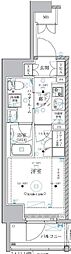 ベルグレード川崎AZ 1Kの間取図画像