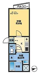 間取図画像 1K