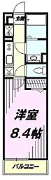 リブリ・上北台 1Kの間取図画像