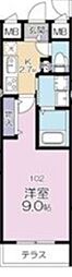 Arcoiris 1Kの間取図画像