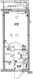 間取図画像 1K