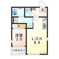 おおさか東線 新加美駅 徒歩5分 1階/-