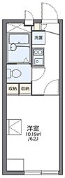 レオパレスハロー越谷 1Kの間取図画像