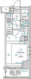 グランシアタワー亀戸 ワンルームの間取図画像