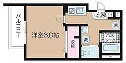 フェリーチェ千石 1Kの間取図画像