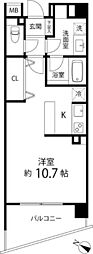 グレイスコート志村三丁目 1DKの間取図画像