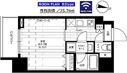 ステージグランデ大島 1Kの間取図画像