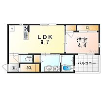 EASE Minato east  ｜ 大阪府堺市堺区西湊町３丁（賃貸アパート1LDK・3階・36.85㎡） その2