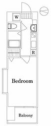ヴェルト川口 1Kの間取図画像
