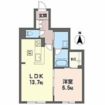 シャーメゾンＤｒｅａｍｉｏ A0105 ｜ 熊本県菊池郡菊陽町大字津久礼20-20（賃貸マンション1LDK・1階・49.08㎡） その2