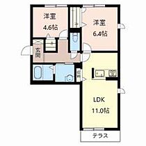 グランドゥールいずみ 0101 ｜ 奈良県奈良市中山町51-1（賃貸アパート2LDK・1階・53.10㎡） その2