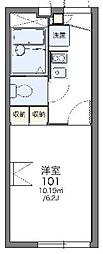 レオパレス城町 1Kの間取図画像