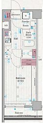 ディアレイシャス東京ノースパレス 1Kの間取図画像