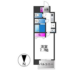 S-レジデンス緑橋駅前 1Kの間取図画像