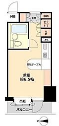 インペリアル南麻布サテライト ワンルームの間取図画像