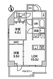 S-RESIDENCE千住大橋broad 2LDKの間取図画像