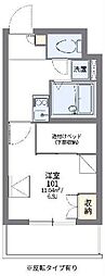 レオパレス本駒込 1Kの間取図画像