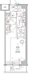 クレヴィスタ戸田 1Kの間取図画像