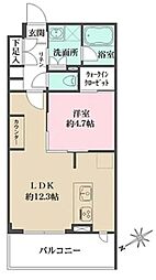 ACPレジデンス文京春日 1LDKの間取図画像