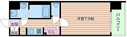 アドバンス東梅田アクシス 1Kの間取図画像