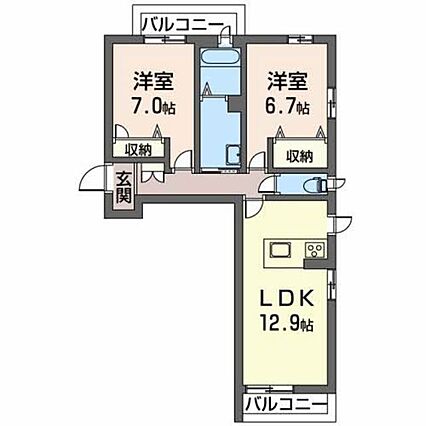 マストタウン上所Ｂ棟_間取り_0