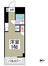 WINBELLSOLO越谷No.3 ワンルームの間取図画像