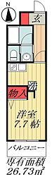 SKビル弐番館 1Kの間取図画像