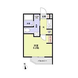 グランレジデンス 105 1階1Kの間取り